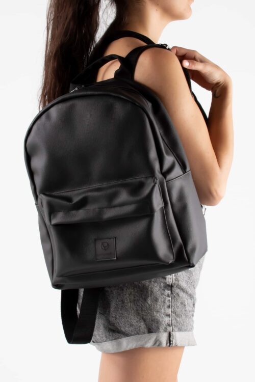 Eco-leather black unisex